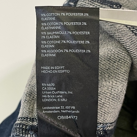 Free People We The Free Jayde Flare High Waist Stretch Denim Jeans Night Sky 32 - Picture 16 of 16